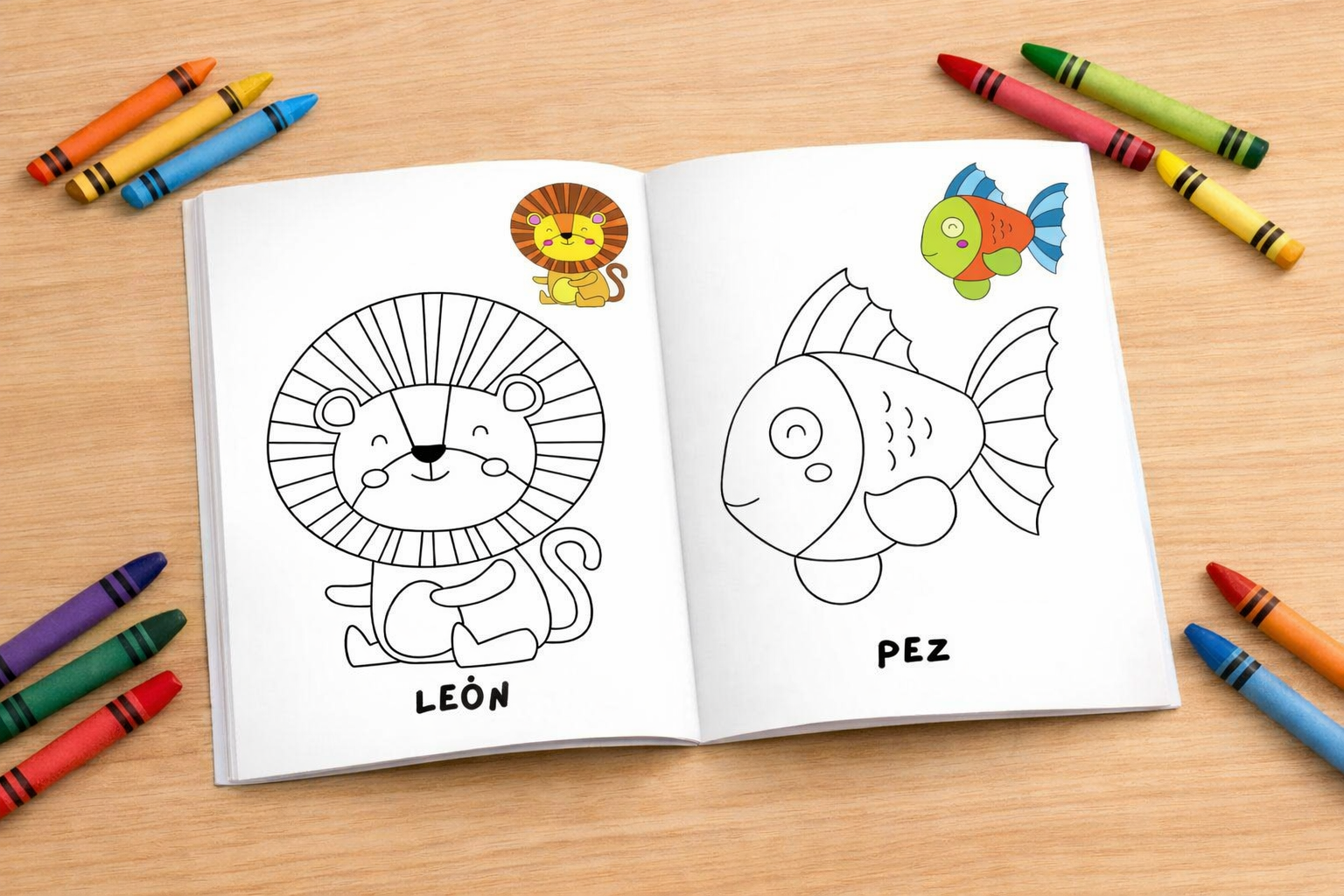 Animalitos de colores